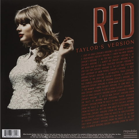 Taylor Swift - Red (Taylor's Version) - Cuatro Vinilos - Importado