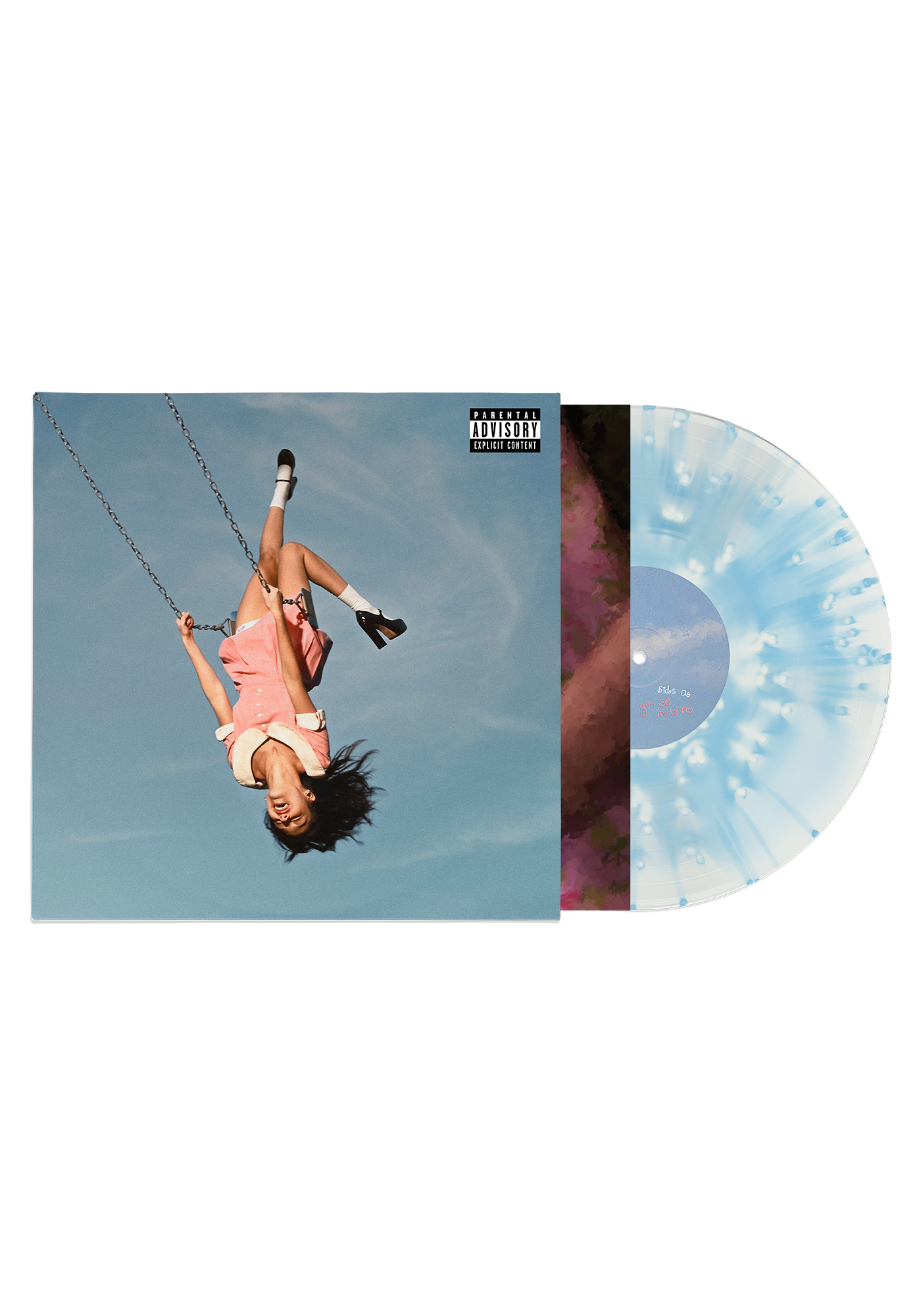 you seem pretty sad for a girl so in love - vinilo exclusivo 'static lover' pop-up blue + tarjeta firmada - Importado