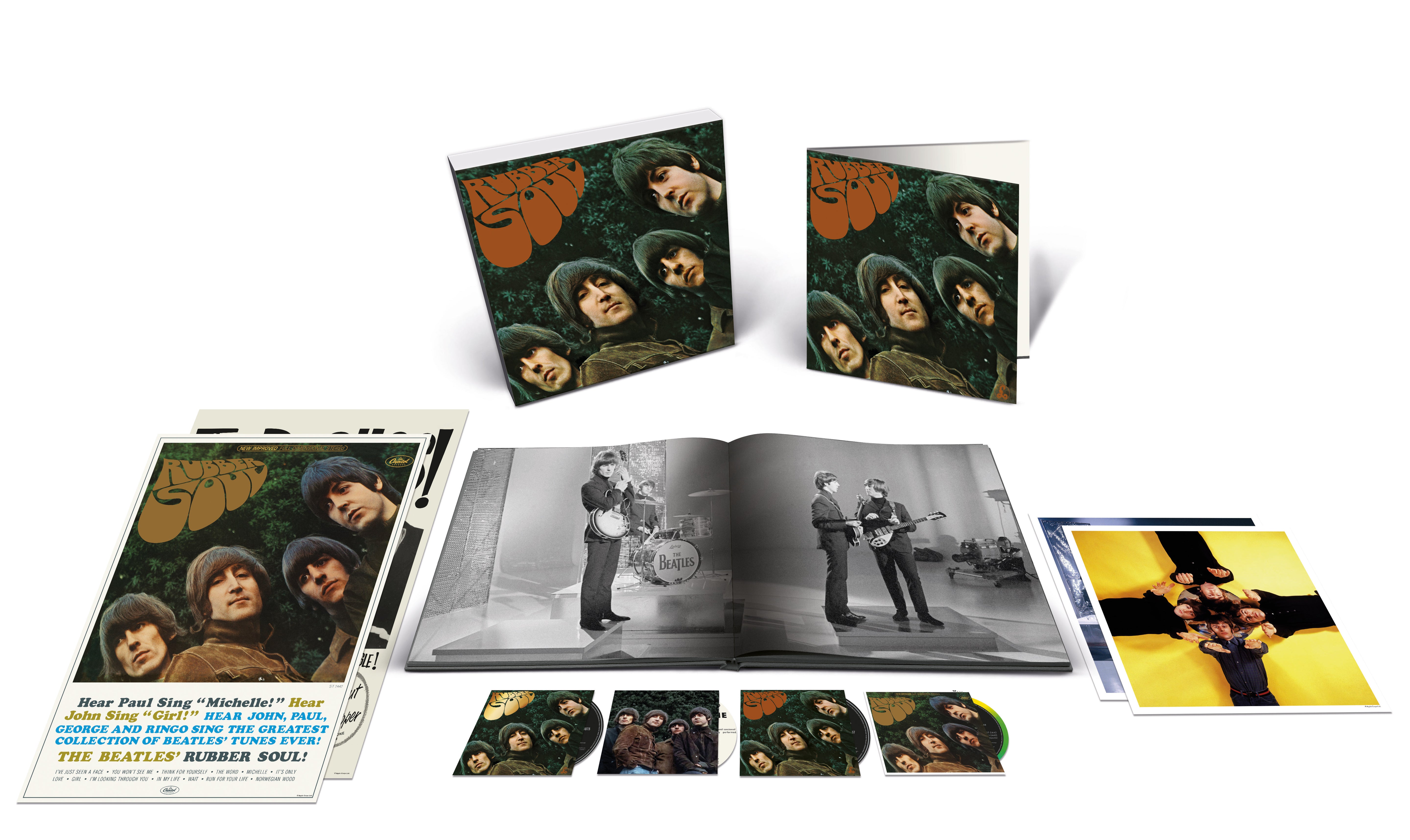 Rubber Soul - Edición Especial Super Deluxe: 4CD Box Set + Posters + Art Cards - Importado