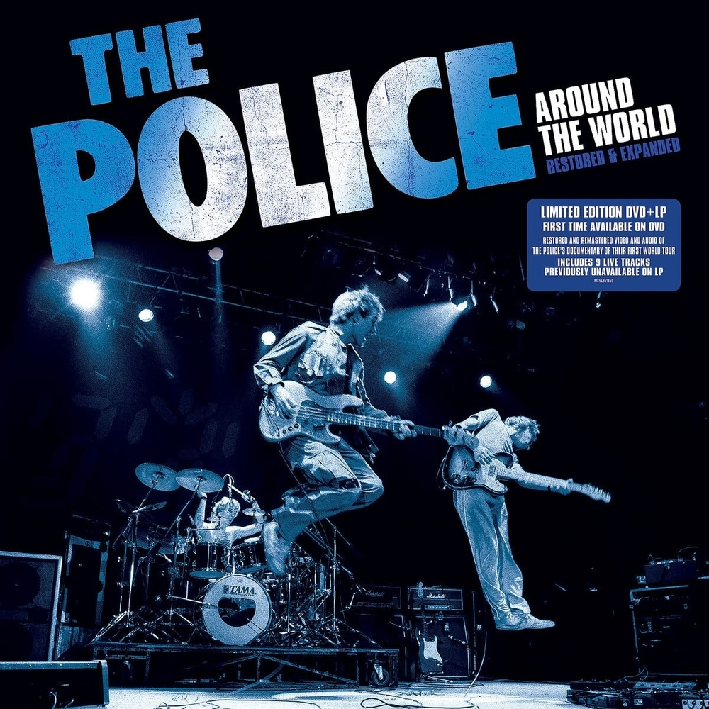 THE POLICE - AROUND THE WORLD - DOS VINILOS - DORADO - IMPORTADO