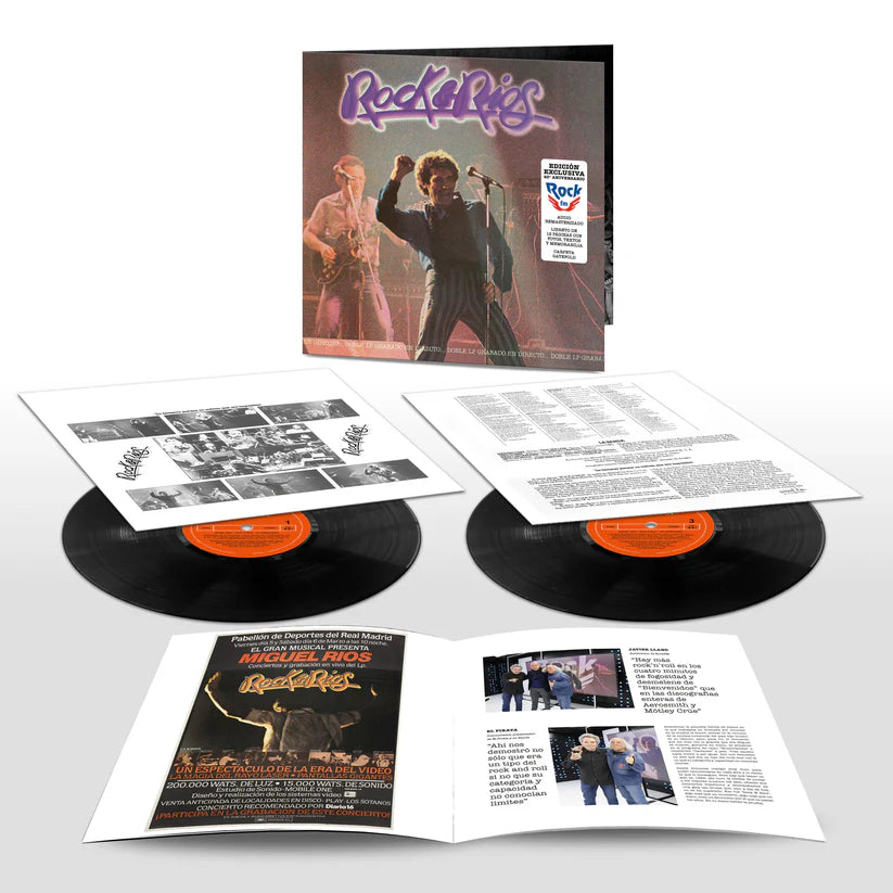 Rock & Ríos (Edición 40º Aniversario) [ 2LP / Live 1982 / Remastered 2022 / Edición Rock FM / +12 Page Booklet ]