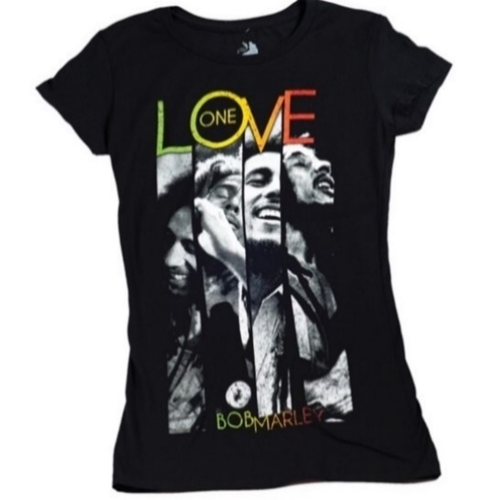 BOB MARLEY - CAMISETA - ONE LOVE STRIPES BLK - IMPORTADA