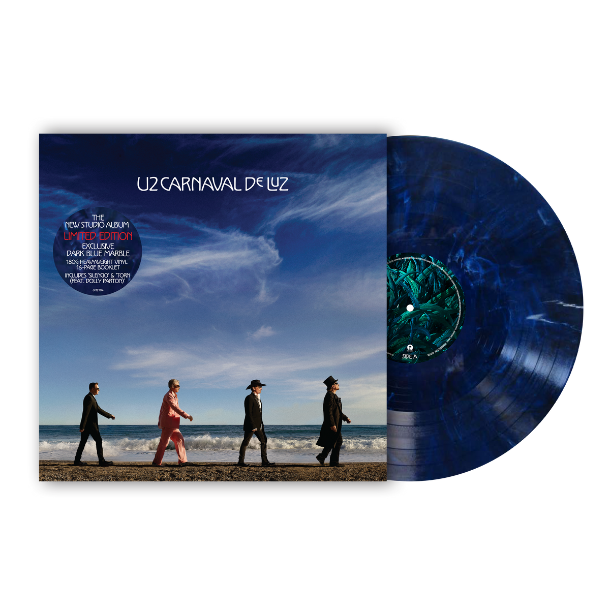 Carnaval De Luz, Vinilo Azul Oscuro Marmolado - Importado