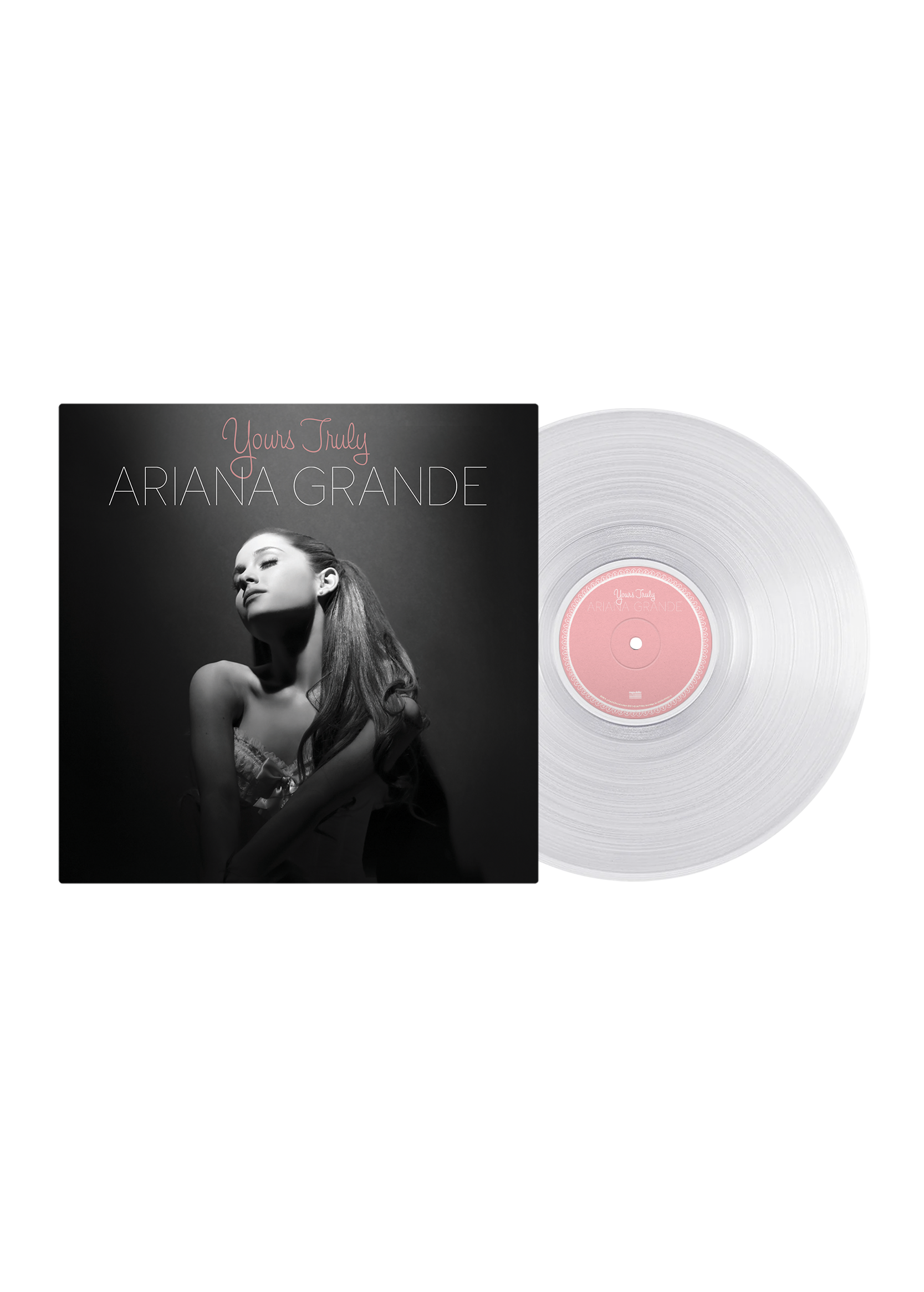 yours truly lp (remolino transparente y blanco) - Importado
