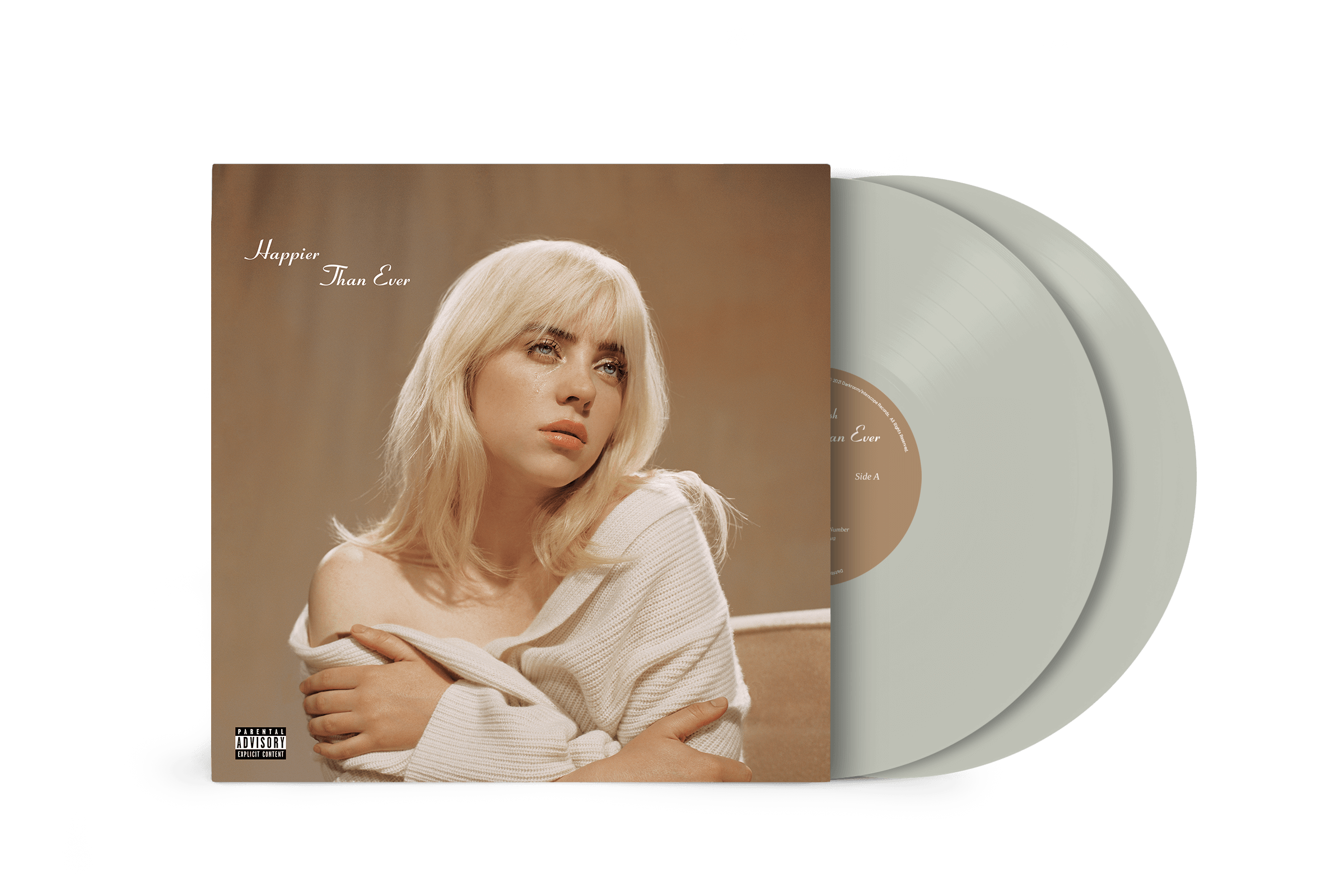 BILLIE EILISH - HAPPIER THAN EVER COOL GREY - DOS VINILOS - IMPORTADO