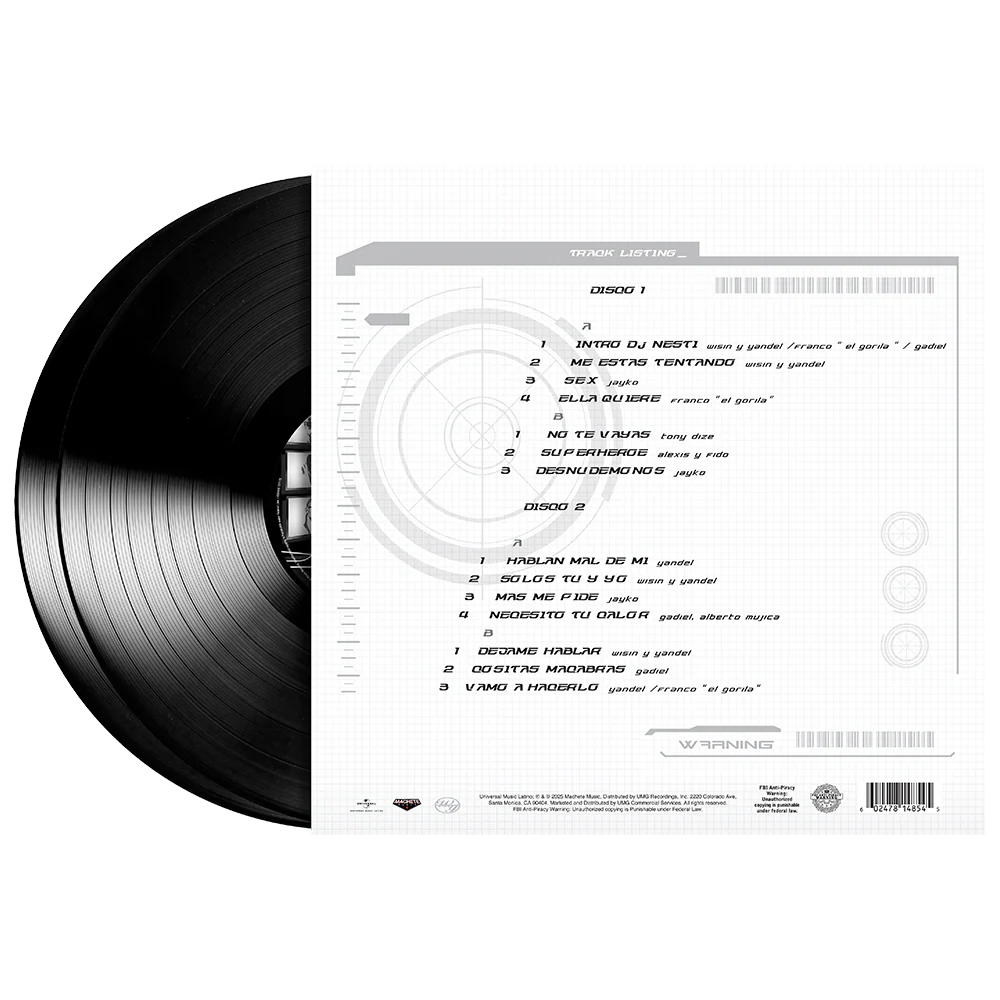 Wisin & Yandel Present Nesty “La Mente Maestra” 2LP Vinilo - Importado
