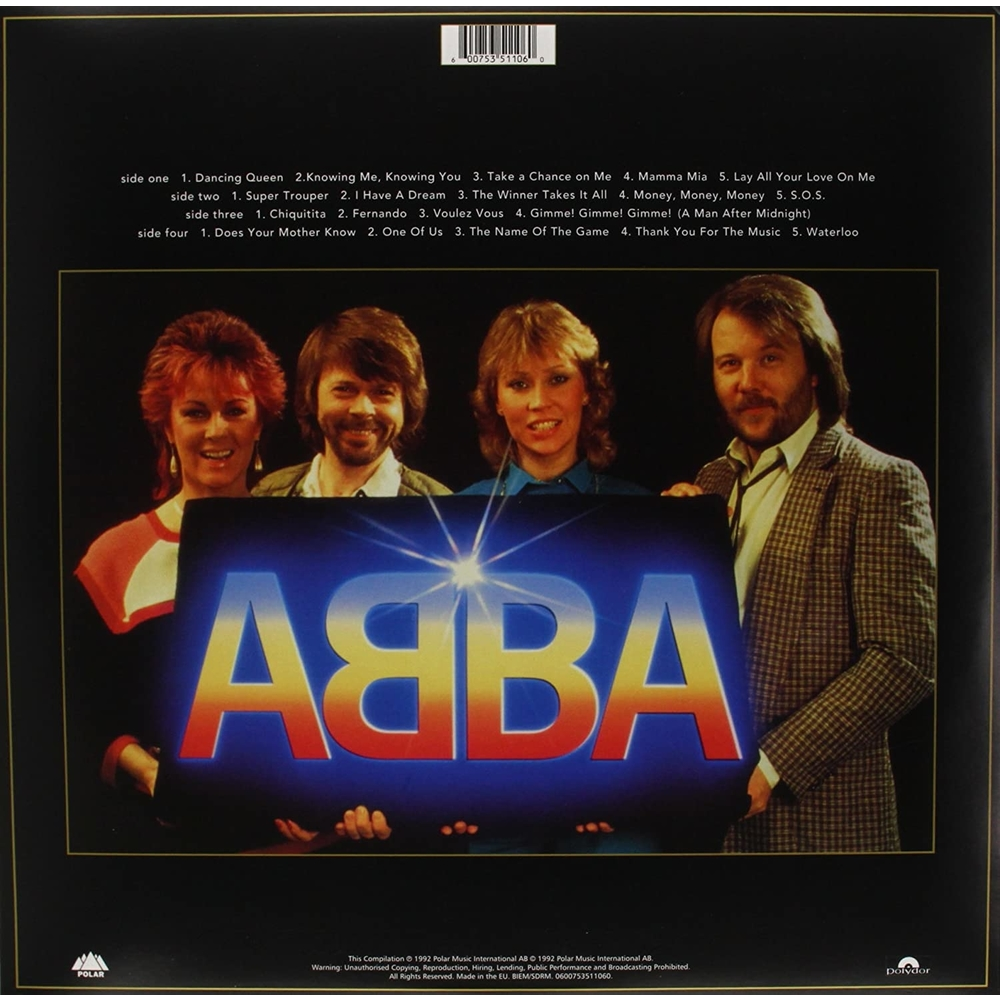 ABBA-GOLD GREATEST HITS-DOS VINILOS-IMPORTADO