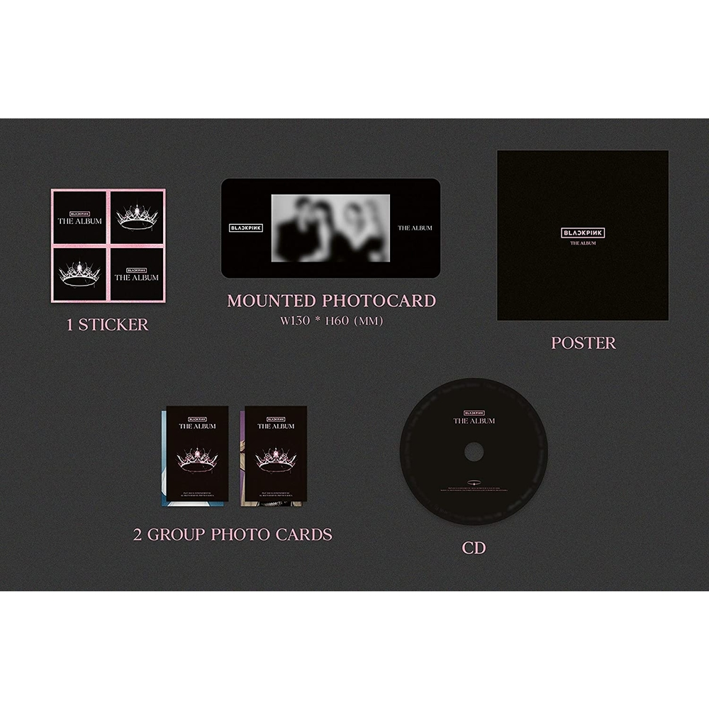 BLACKPINK-THE ALBUM PINK VERSION-CD-IMPORTADO