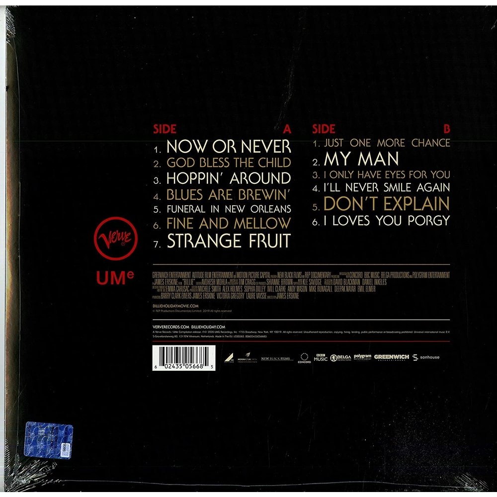 Billie The Original Soundtrack - Vinilo - Importado