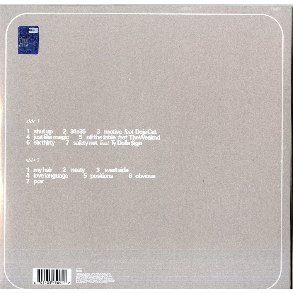 Positions - Vinilo - Importado