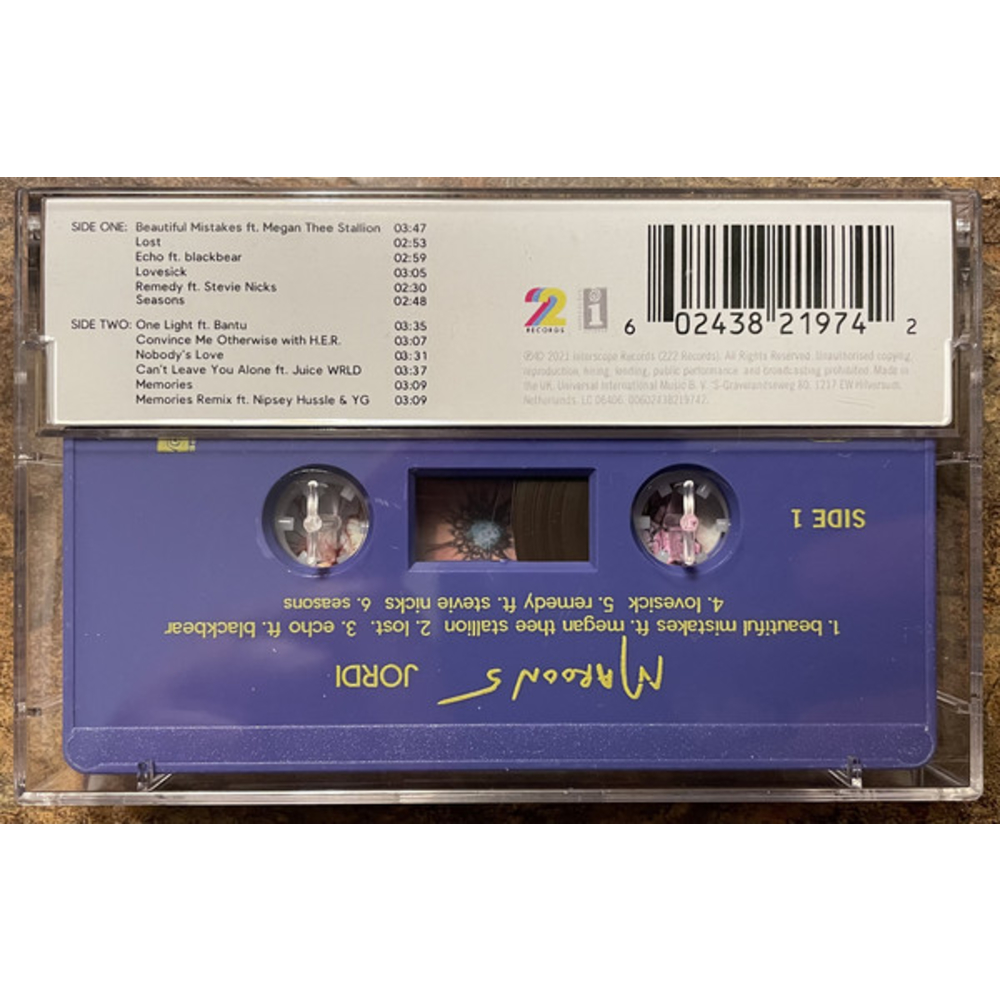 MAROON 5-JORDI-CASSETTE-IMPORTADO