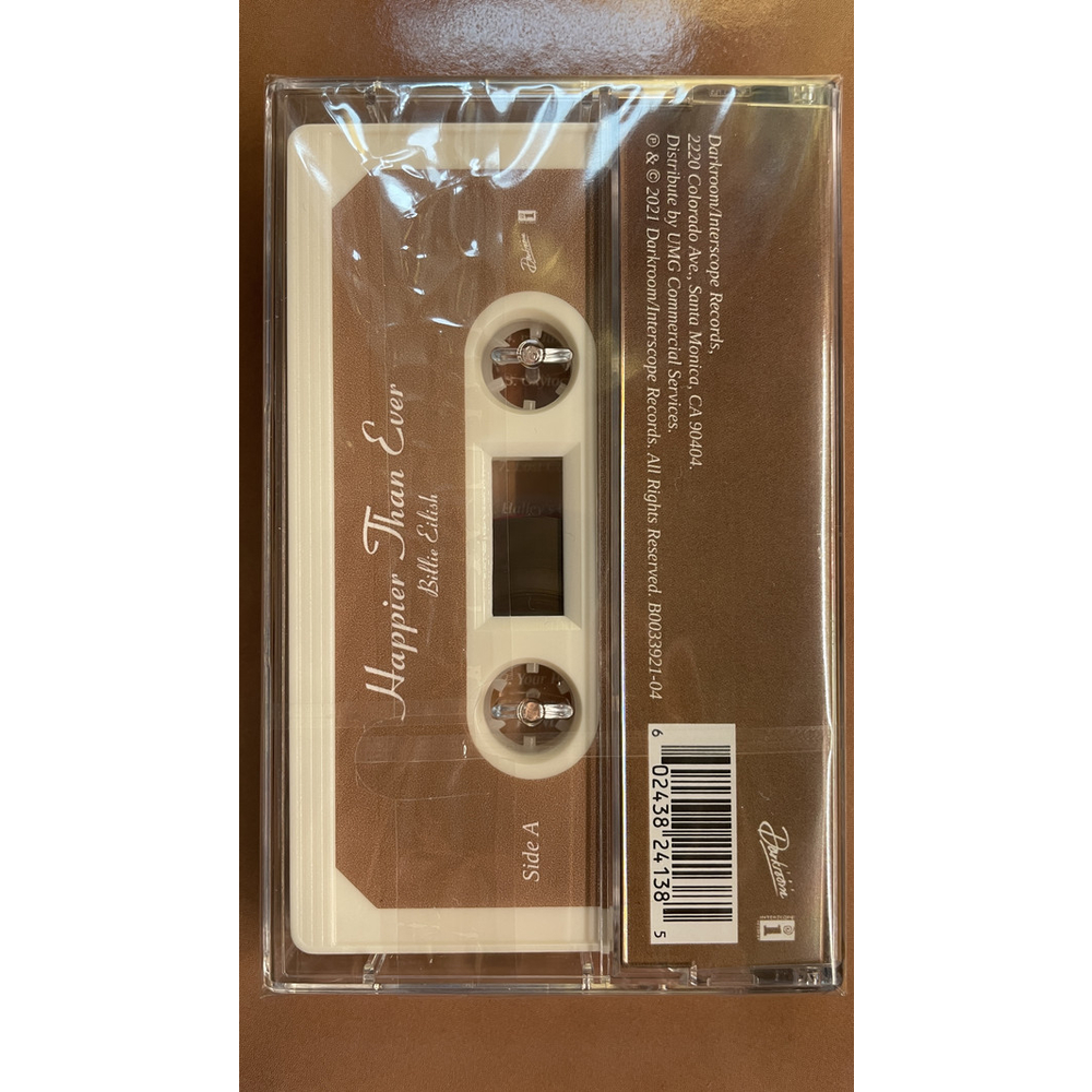 BILLIE EILISH-HAPPIER THAN EVER WITHE-CASSETTE-IMPORTADO