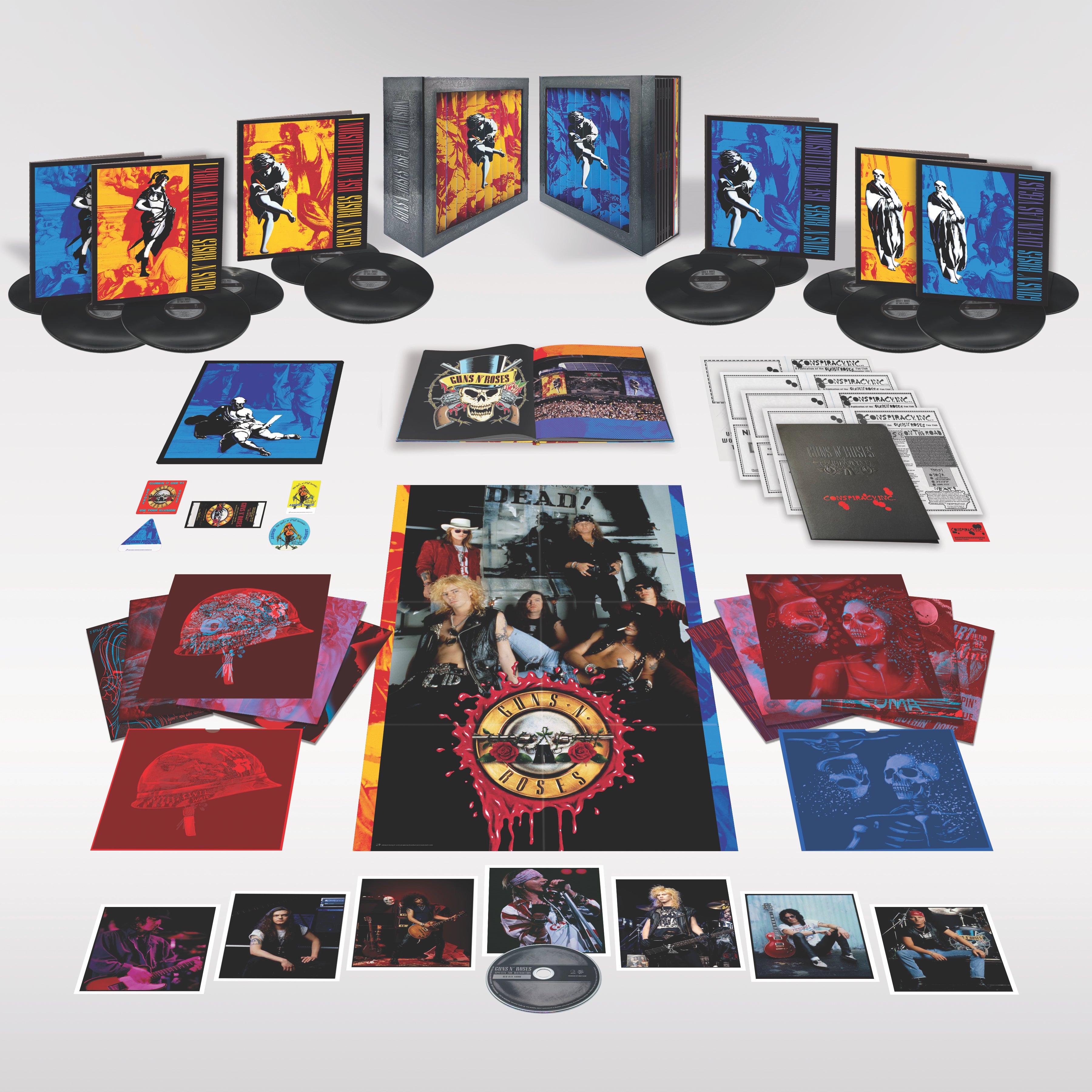 Use Your Illusion [ Super Deluxe / 12LP + 1 BR ] - Box - Importado