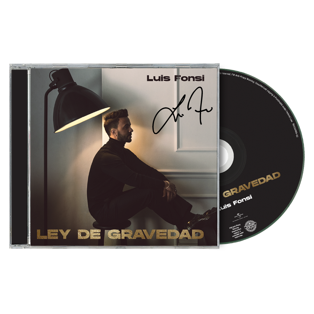 LUIS FONSI-LEY DE GRAVEDAD VERSION EXCLUSIVA FIRMADA-CD-IMPORTADO