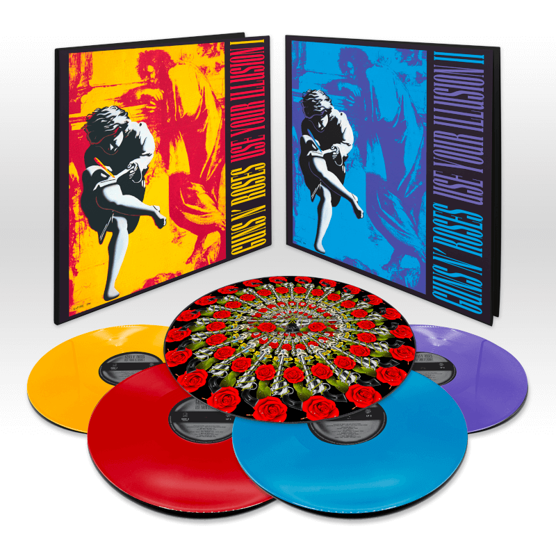 USE YOUR ILLUSION: VINILO COLOR EXCLUSIVO 4LP DELUXE SET - IMPORTADO