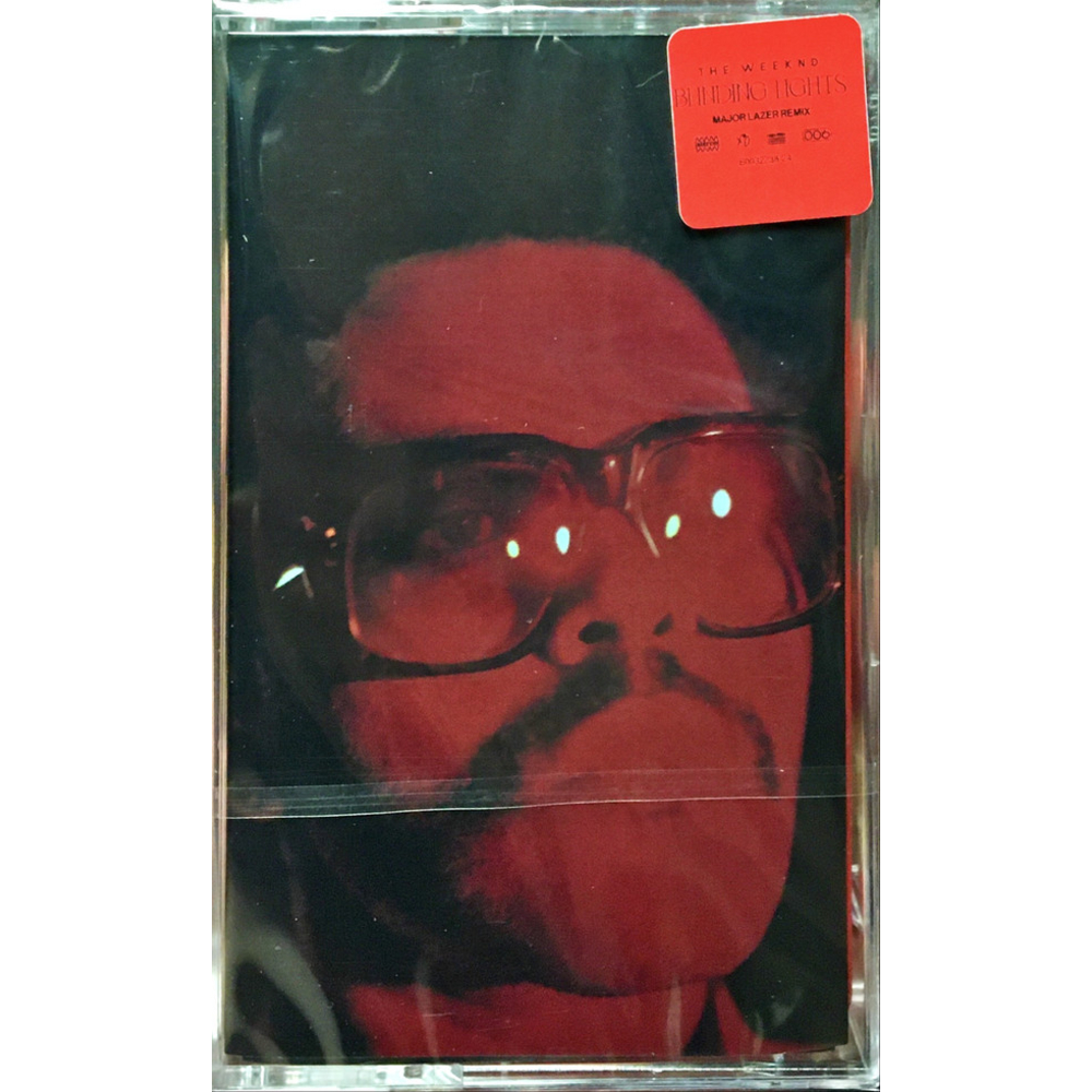 THE WEEKND-BLINDING LIGHTS RED-CASSETTE-IMPORTADO