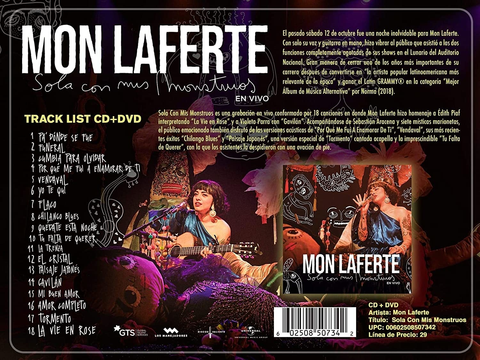 MON LAFERTE-SOLA CON MIS MOUNSTRUOS-CD+DVD-IMPORTADO