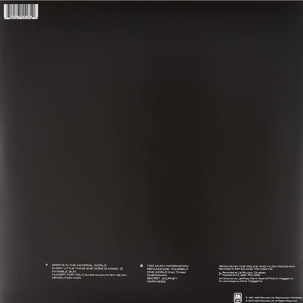 Ghost In The Machine - Vinilo - Importado