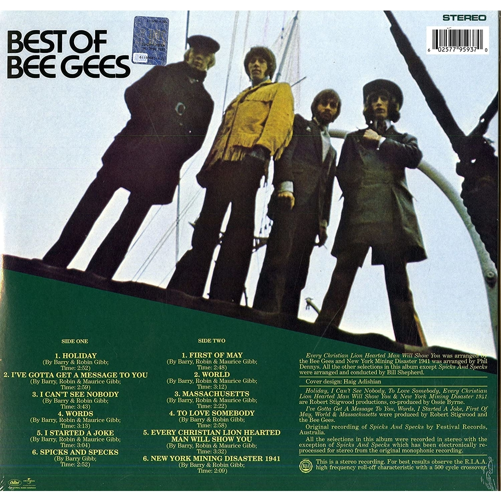 Best Of Bee Gees - Dos Vinilos - Importado