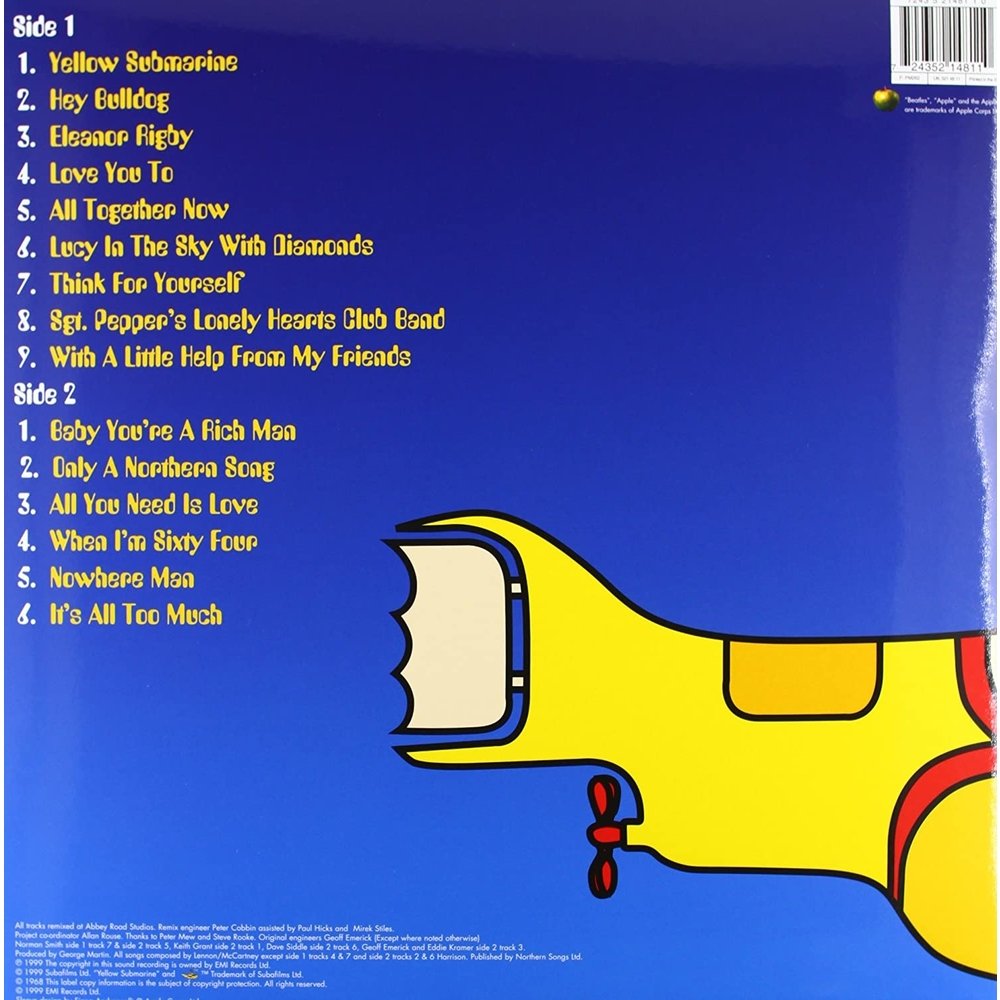 Yellow Submarine Ost - Vinilo- Importado
